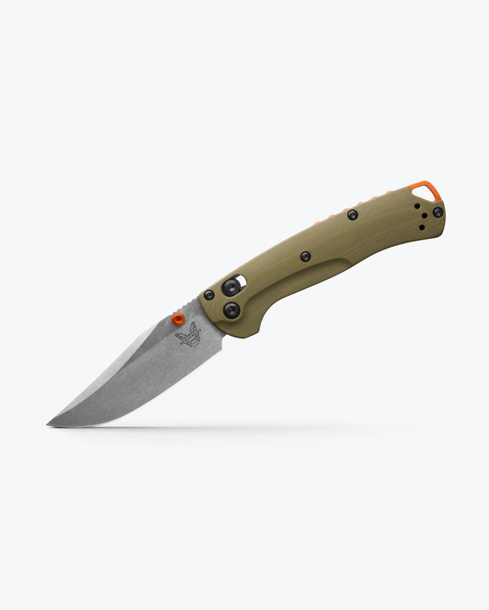 Mini Taggedout® OD Green G10 Hunting Knife - Angled Profile | Benchmade Knife Co.