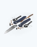 Benchmade Osborne Denim Micarta - Exploded Parts View | Benchmade Knife Co.