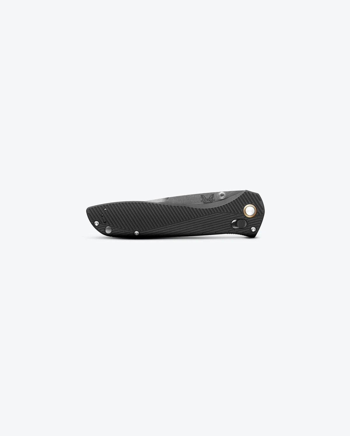 SEVEN | TEN® Black Aluminum 710 - Closed Position Front View | Benchmade Knife Co.