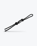 Black Paracord Lanyard with SS Bead Black PVD - Diagonal Angle | Benchmade Knife Co.