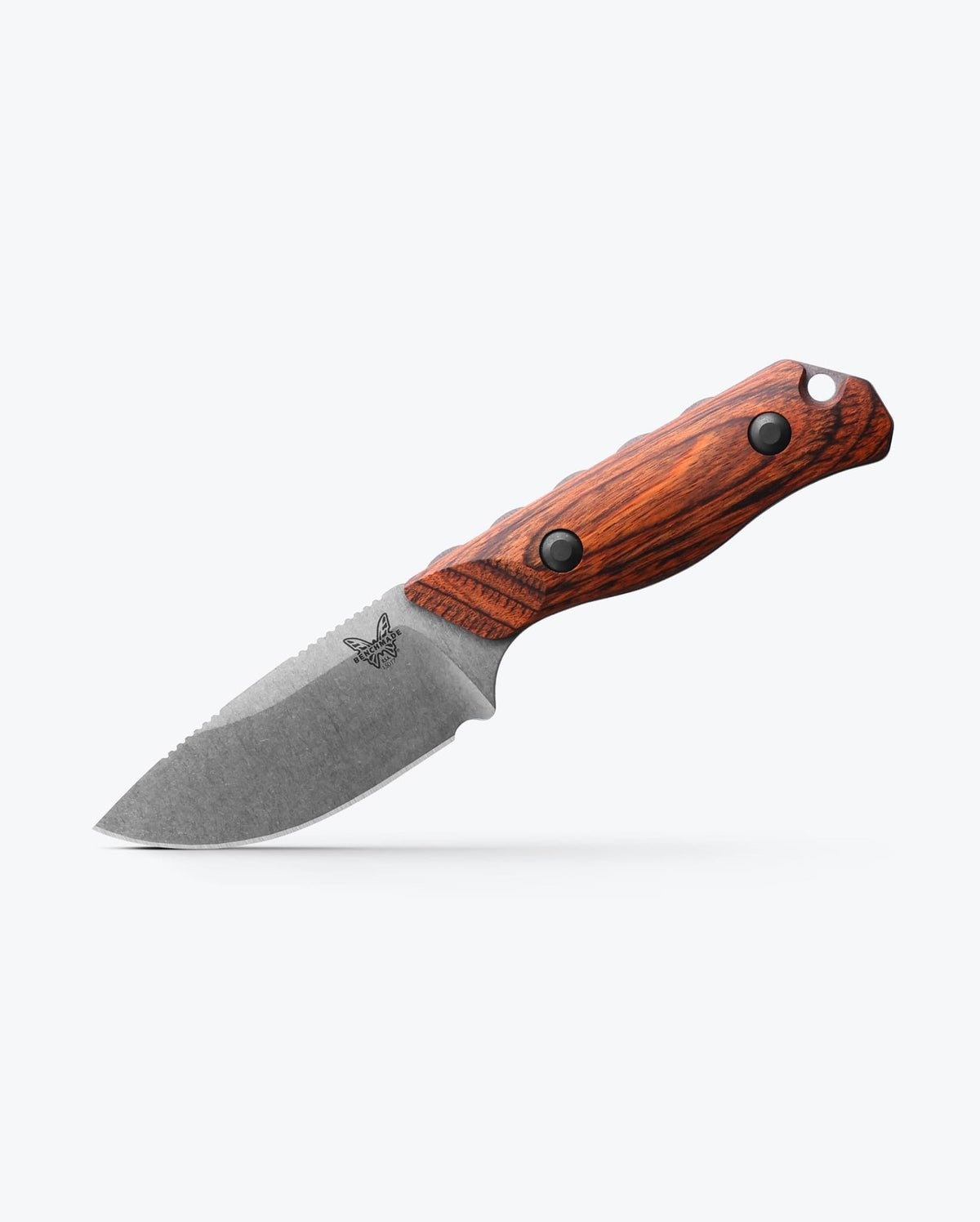 Benchmade Hidden Canyon Hunter Stabilized Wood Drop-point Knife - Angled Profile | Benchmade Knife Co.