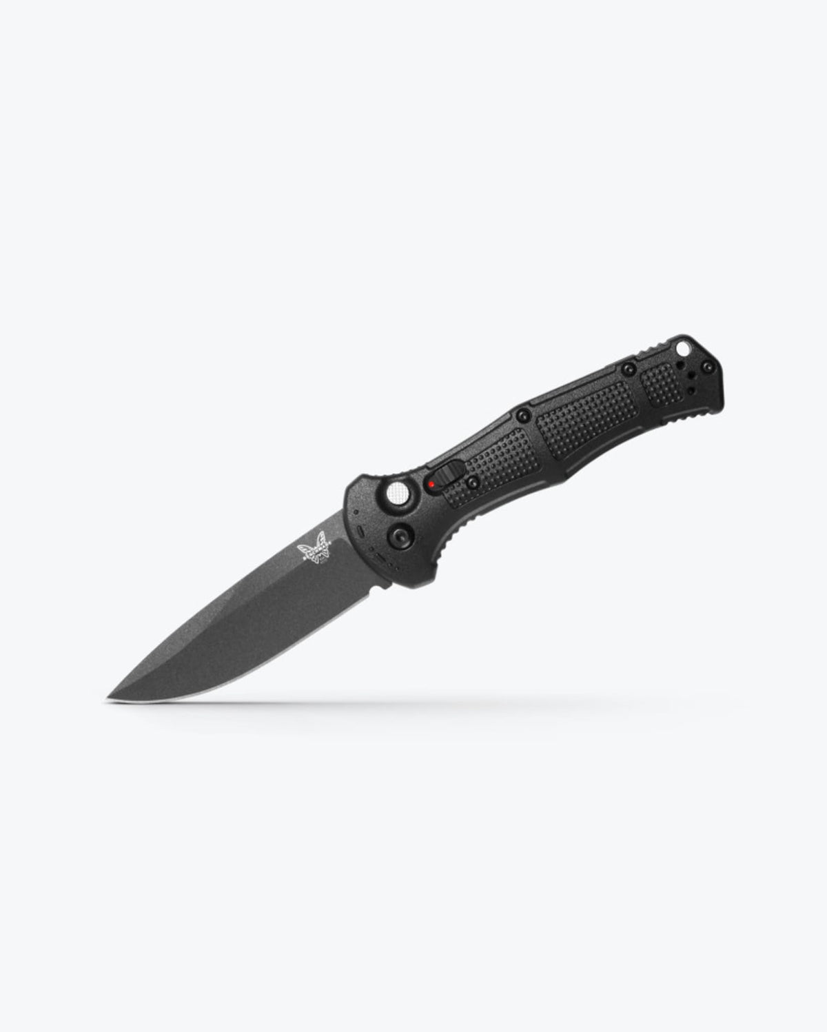 Black Grivory® Claymore Automatic Knife - Angled Side View | Benchmade Knife Co.