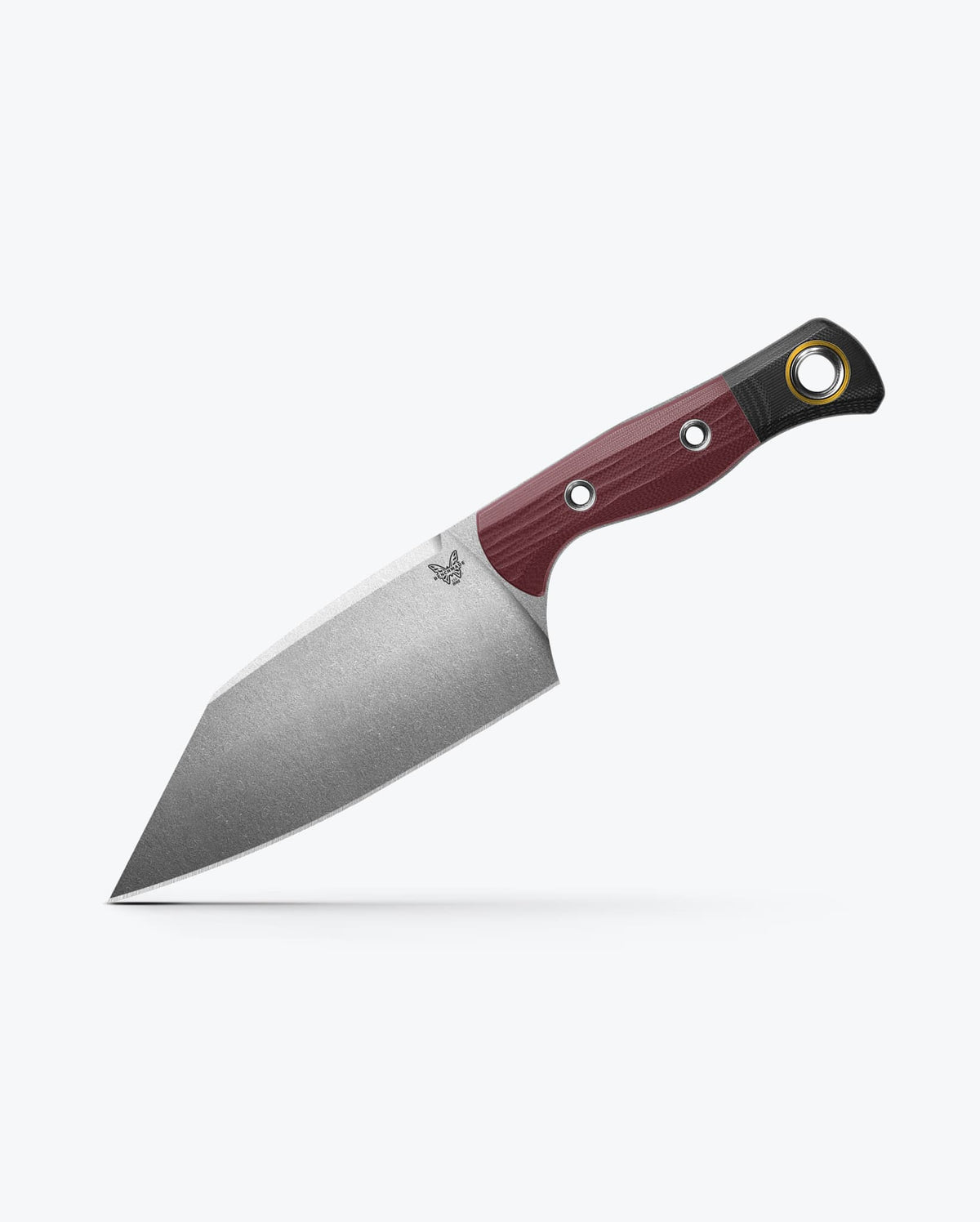 Custom Station Knife - Red Handle Side View | Benchmade Knife Co.