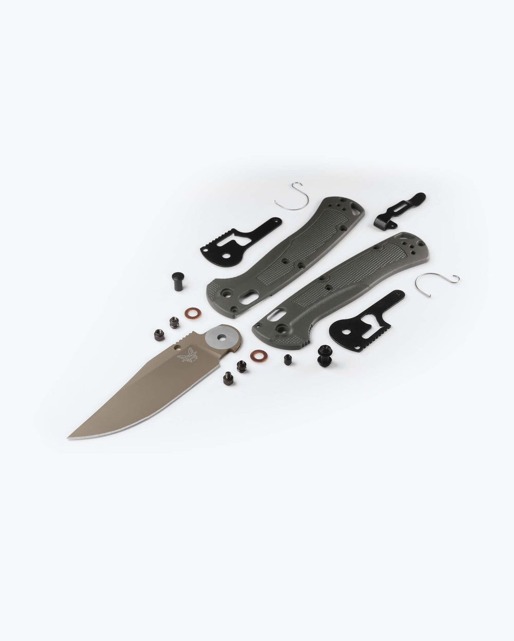Benchmade Taggedout Components - Exploded Assembly View | Benchmade Knife Co.