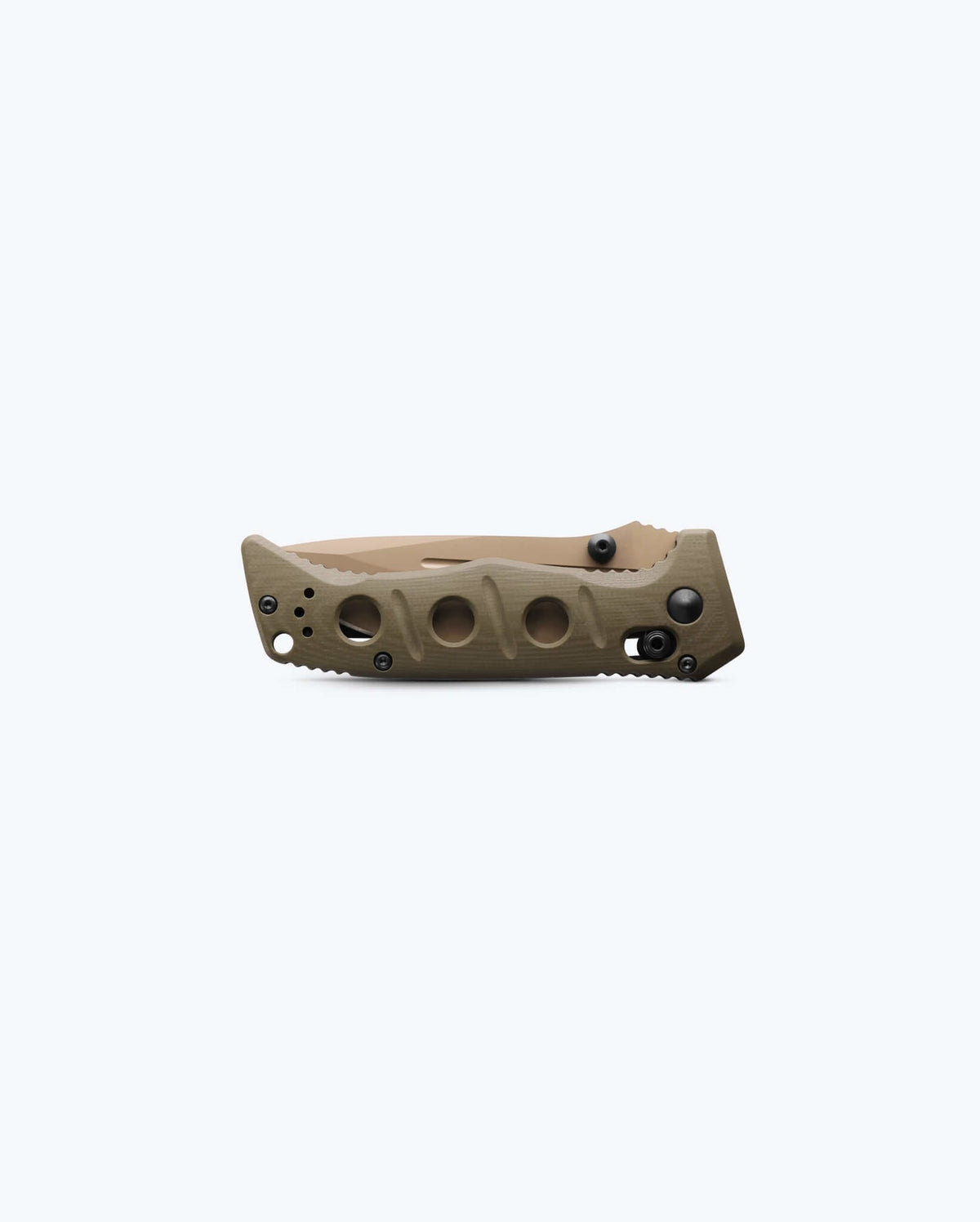 Fifth product image showing the Afront of knife closed