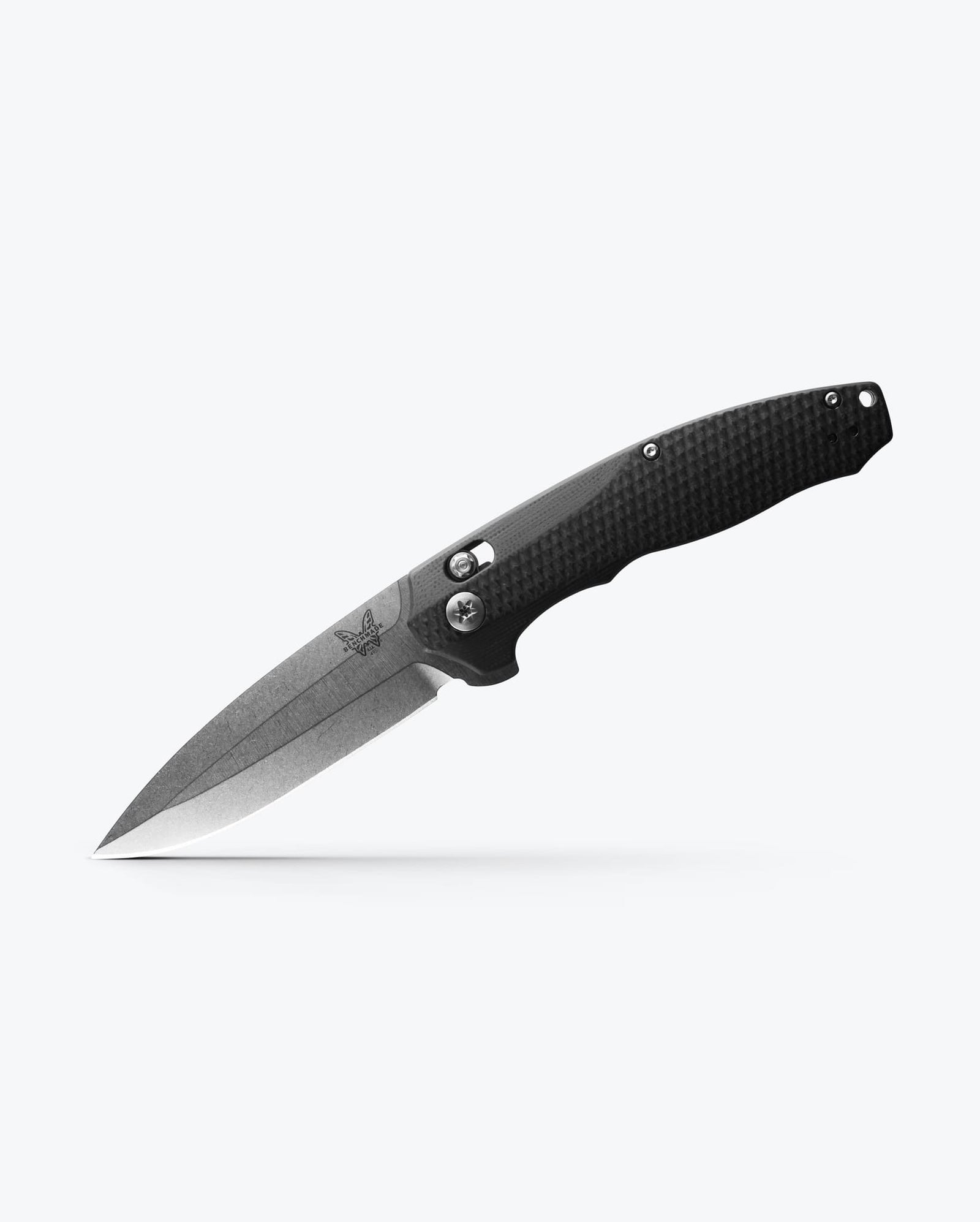 Vector® Black G10 Tactical Knife - Side Profile Open | Benchmade Knife Co.