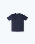 Navy BKC Basic Tee - Back View Flat Lay | Benchmade Knife Co.