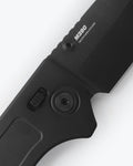 Narrows™ Black Titanium Handle Close-up - AXIS Lock Detail | Benchmade Knife Co.