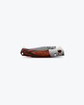 Benchmade Crooked River Gray Aluminum & Wood Clip-Point - Closed Profile | Benchmade Knife Co.