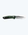 Mini Osborne Green Aluminum Knife Open Back View 945 Model | Benchmade Knife Co.