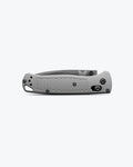 Bugout® Storm Gray Grivory® - Front Closed Profile View | Benchmade Knife Co.