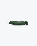 Benchmade 9400 Auto Osborne Green Aluminum - Front Closed Profile | Benchmade Knife Co.
