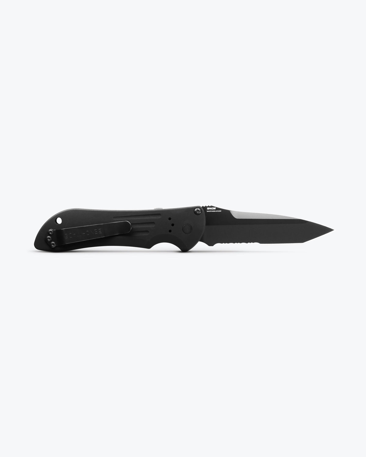 Black Auto Stryker® Tactical Knife - Open Back View | Benchmade Knife Co.