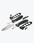 Mini Presidio® II CF-Elite® Components - Exploded Assembly View | Benchmade Knife Co.