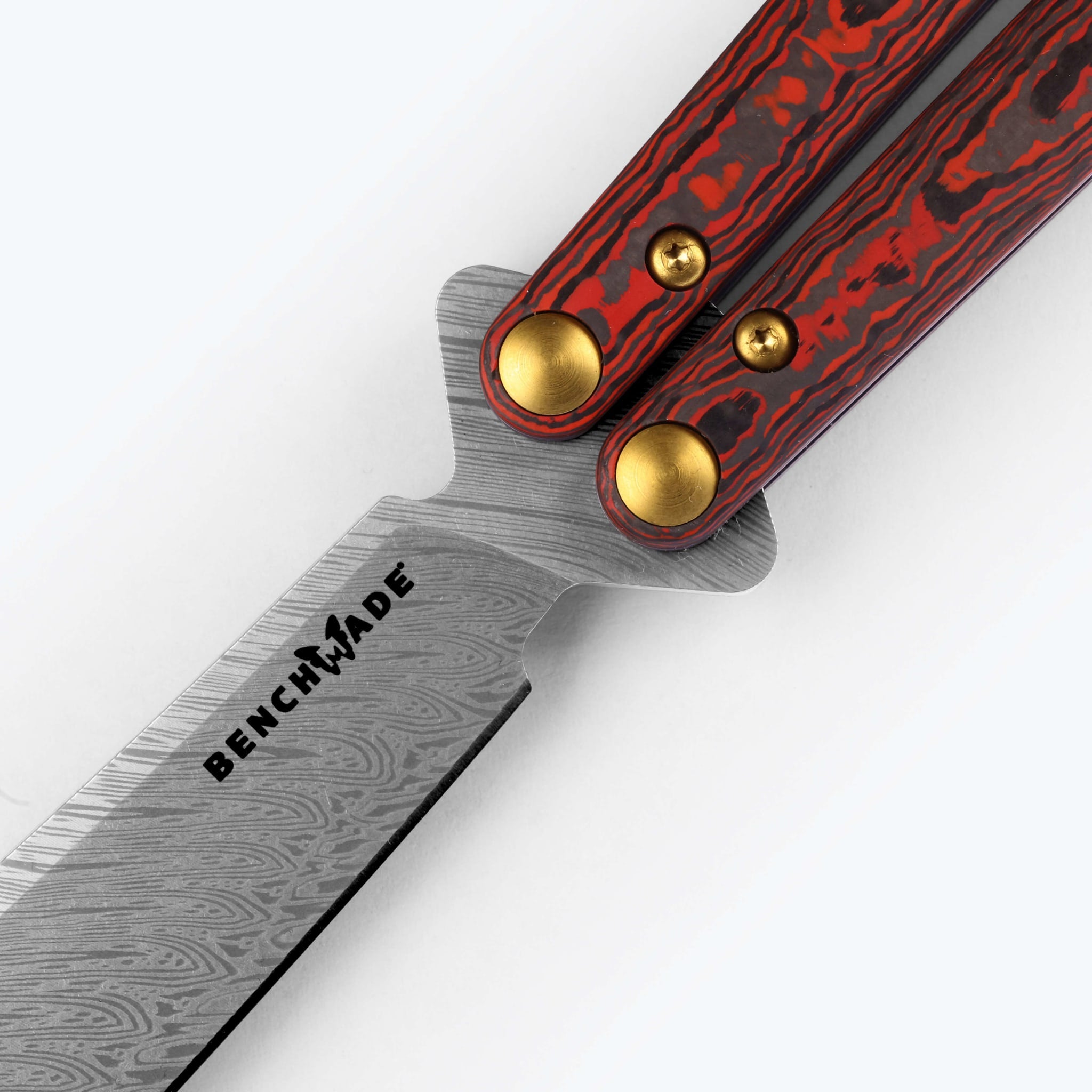 Necron™ Lava Flow Red Butterfly Knife | Benchmade