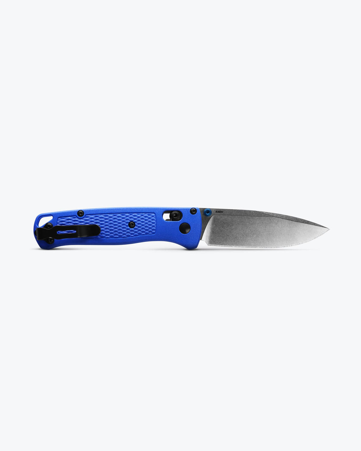 Blue Grivory Benchmade Bugout - Open Back View | Benchmade Knife Co.