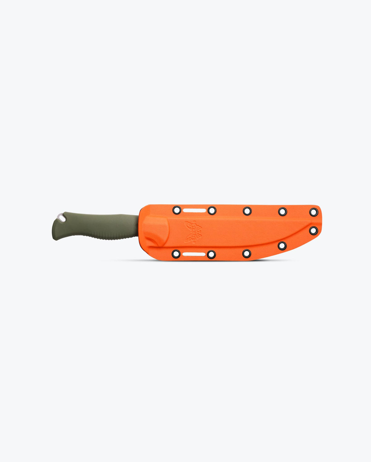 Meatcrafter® Dark Olive Santoprene® 6" with Orange Kydex Sheath | Benchmade Knife Co.