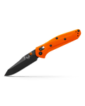 Benchmade 945 Mini Osborne - Orange Handle Angled View | Benchmade Knife Co.