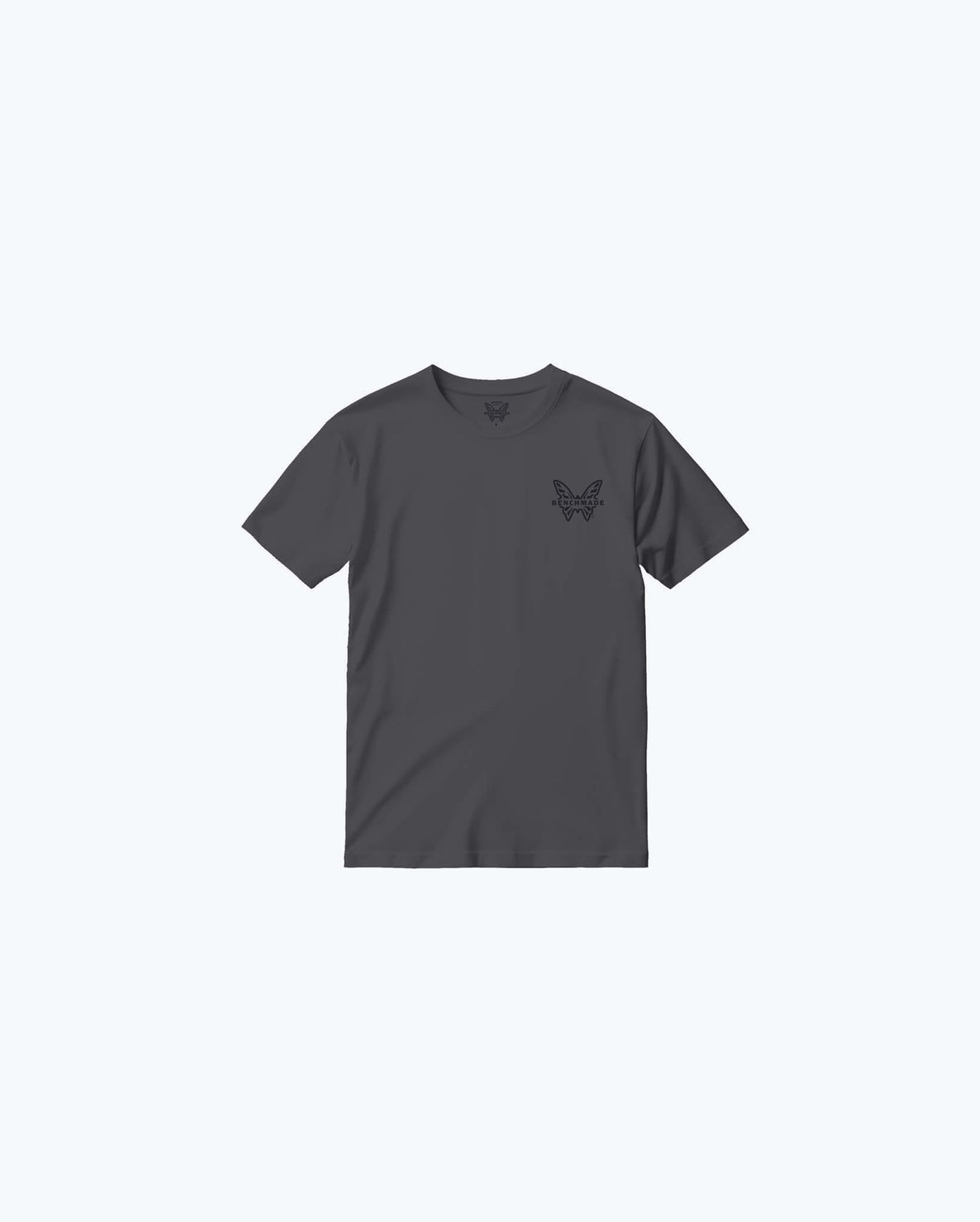 Asphalt Womens Road Issued SS Tee - Front flat lay showing butterfly logo | Benchmade Knife Co.