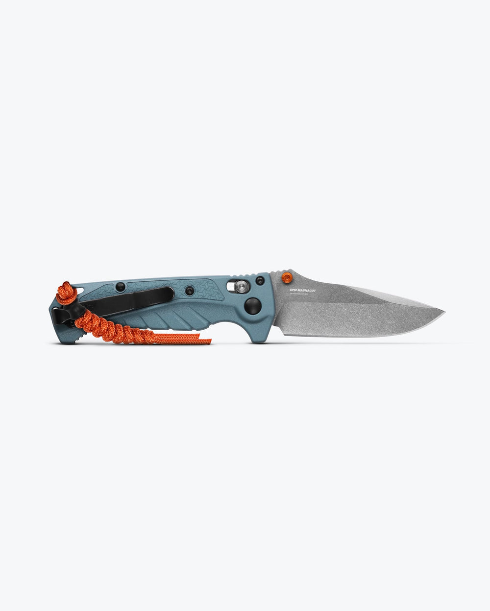 Mini Adira™ Depth Blue Grivory® Drop-point - Open Back Profile View | Benchmade Knife Co.