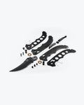 Benchmade Mini Bedlam Black Scimitar - Tactical Knife Exploded Parts View | Benchmade Knife Co.