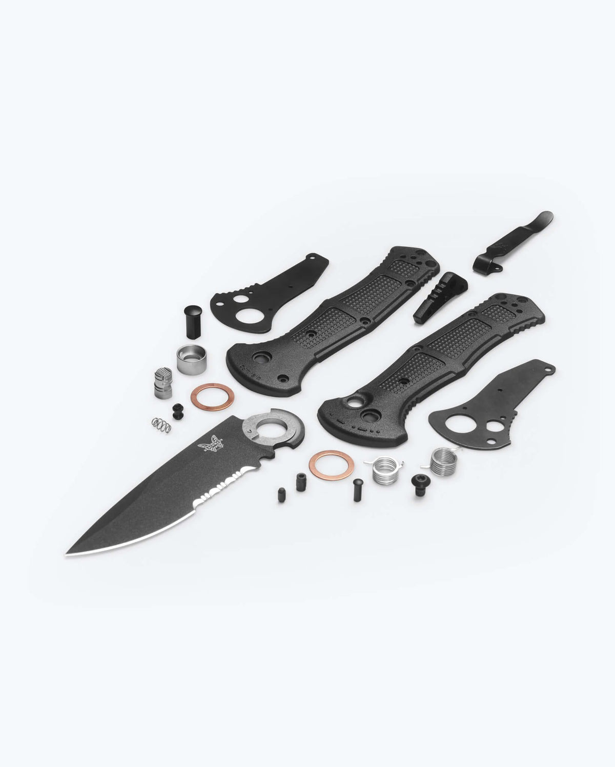 Eighth product image showing an exploded view of the knife