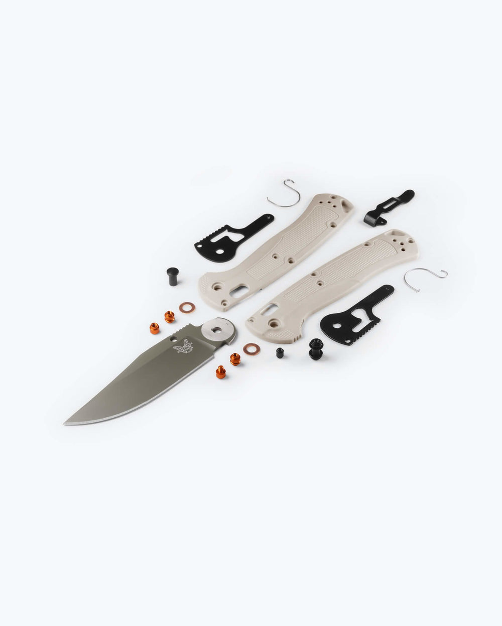 Benchmade Taggedout Components - Exploded Parts Assembly View | Benchmade Knife Co.