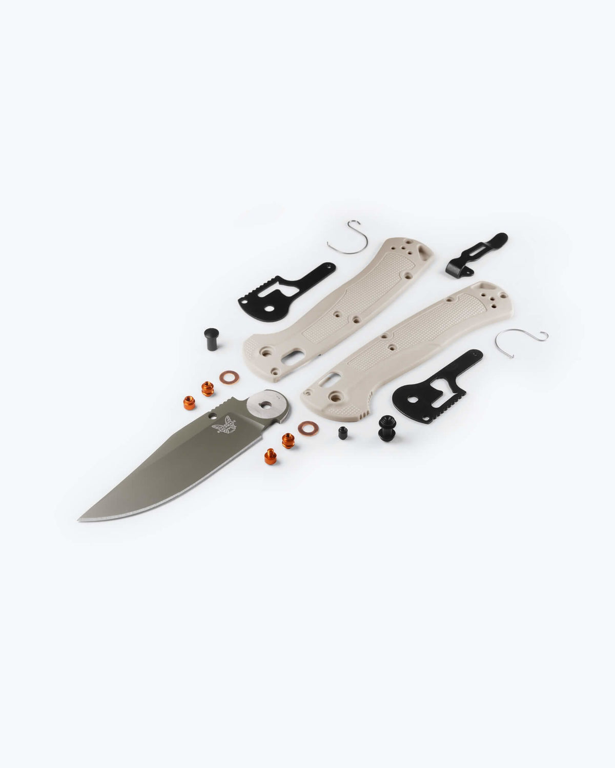 Benchmade Taggedout Components - Exploded Parts Assembly View | Benchmade Knife Co.
