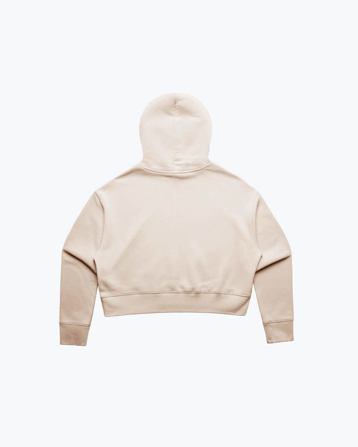 Cream Womens Logo Pullover Hoodie - Back View Flat Lay | Benchmade Knife Co.