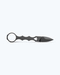 Tungsten Gray Mini SOCP® Dagger - Top View with Ring Handle | Benchmade Knife Co.