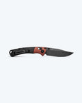 Mini Crooked River Burnt Copper Black Micarta - Open Back View | Benchmade Knife Co.