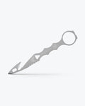 SOCP® Rescue Tool Gray angled profile showing rescue hook design | Benchmade Knife Co.