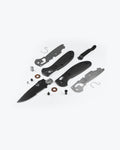 Mini Griptilian® Black Grivory® Exploded Parts View | Benchmade Knife Co.