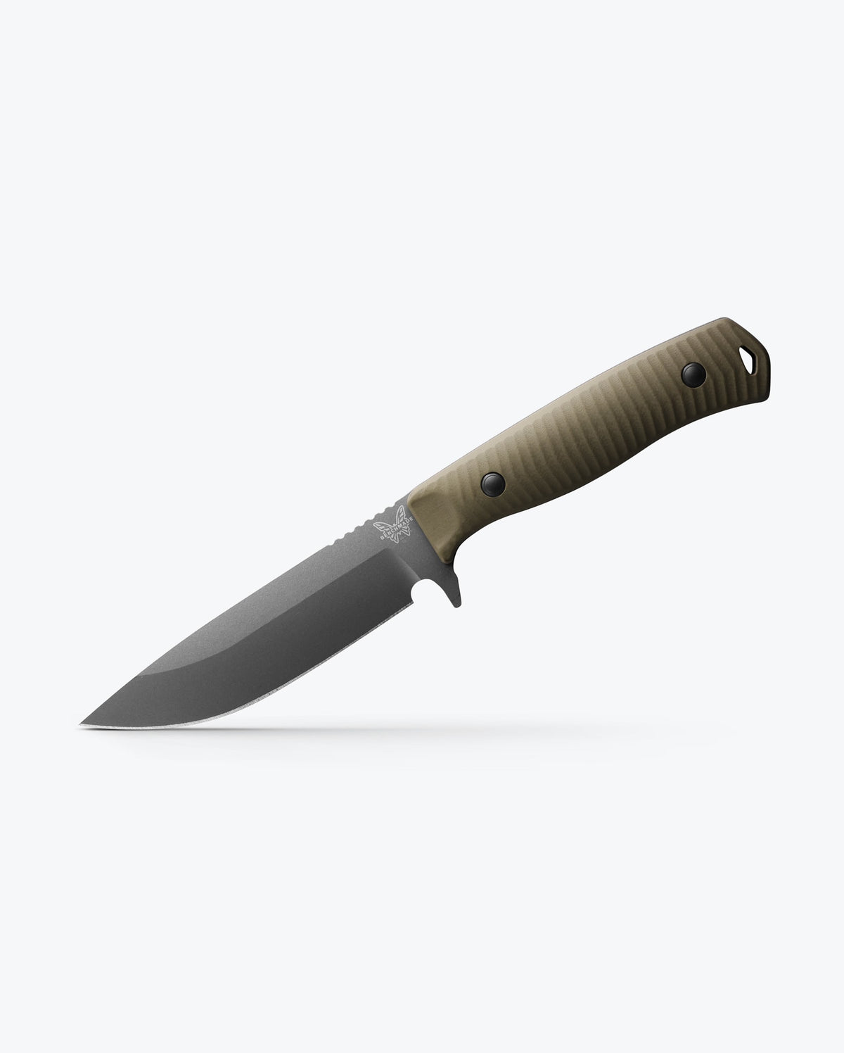 Anonimus OD Green G10 Survival Knife - Angled Side Profile | Benchmade Knife Co.