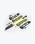 Full Immunity™ Woodland Green Aluminum Wharncliffe - Exploded Parts Assembly View | Benchmade Knife Co.