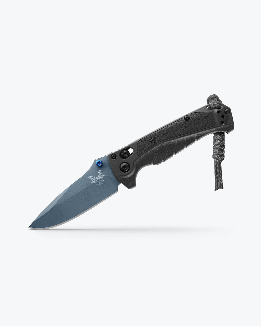 Mini Adira™ Tempest Gray Drop-Point - Open Side Profile | Benchmade Knife Co.