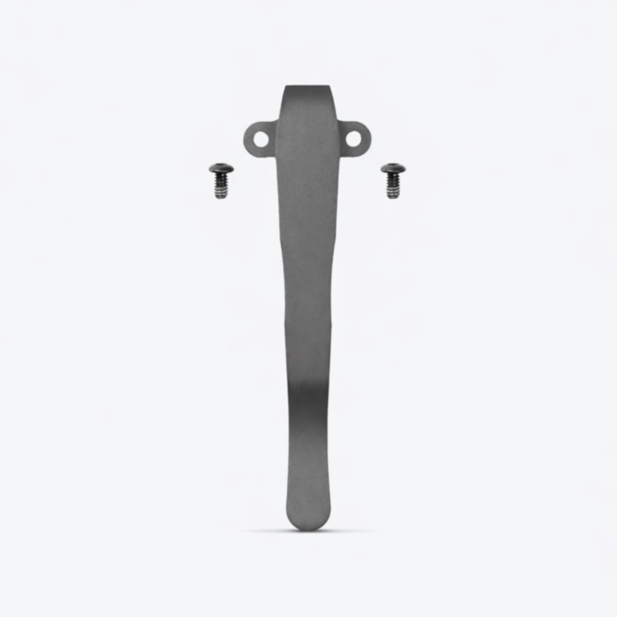 Grey PVD Pocket Clip with Screws Service Kit - Top View | Benchmade Knife Co.