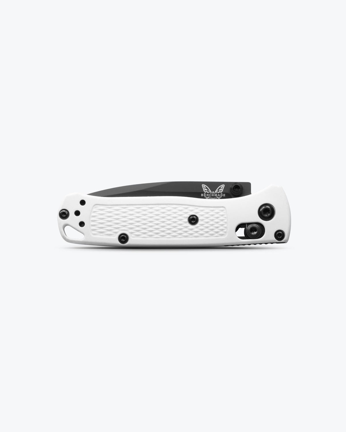 Mini Bugout® White Grivory® - Closed Profile Side View | Benchmade Knife Co.