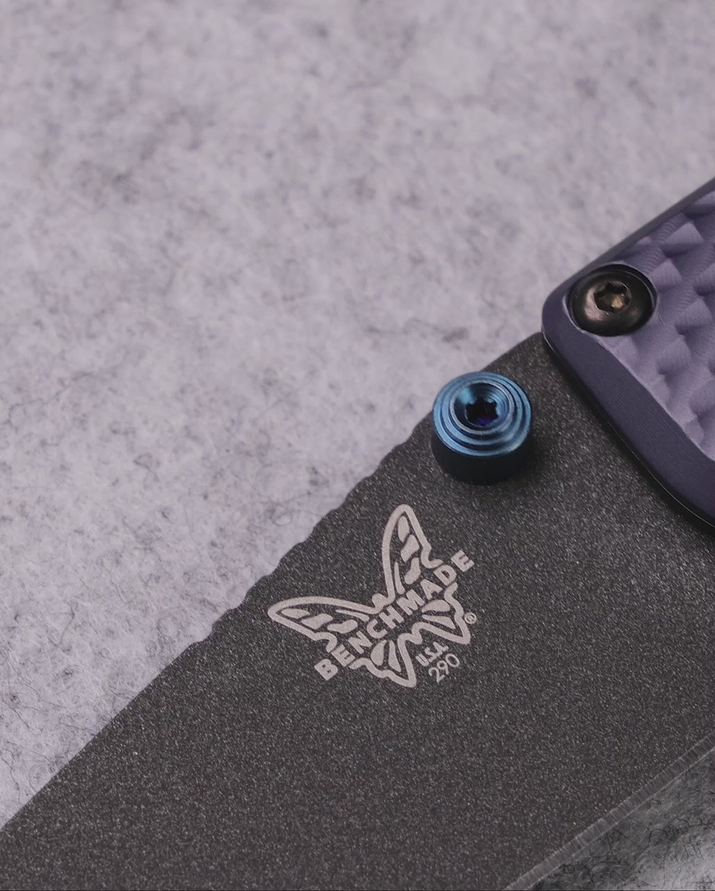 Product video showcasing knife features