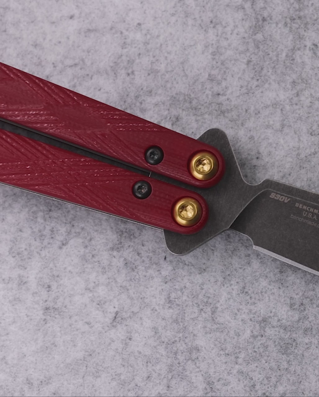 Product video showcasing knife features