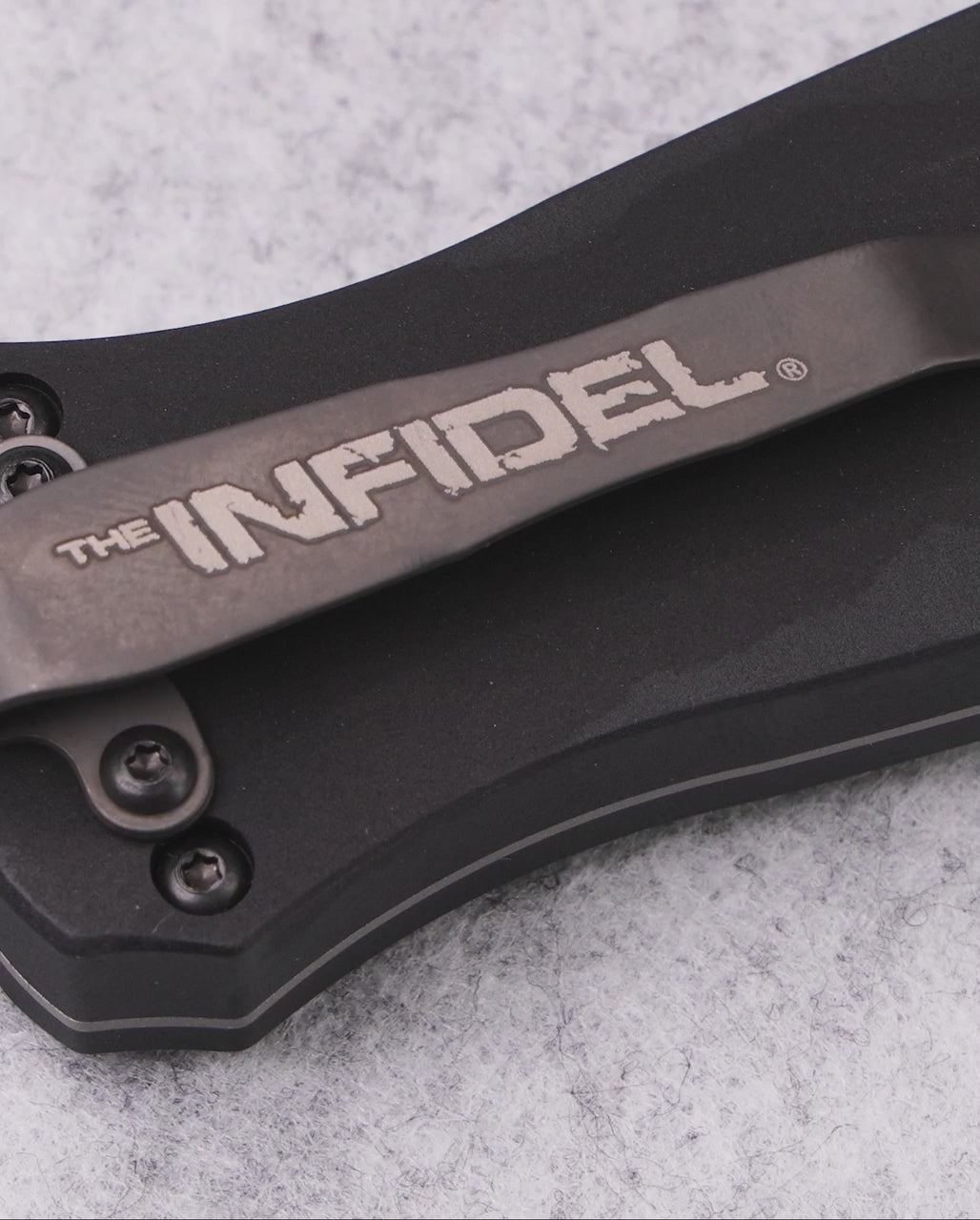 Product video showcasing knife features