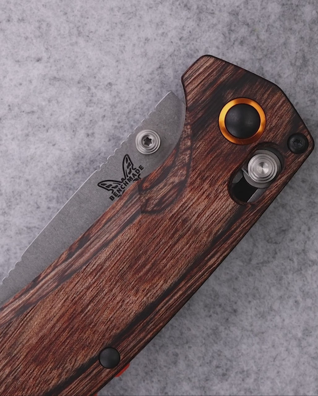Product video showcasing knife features