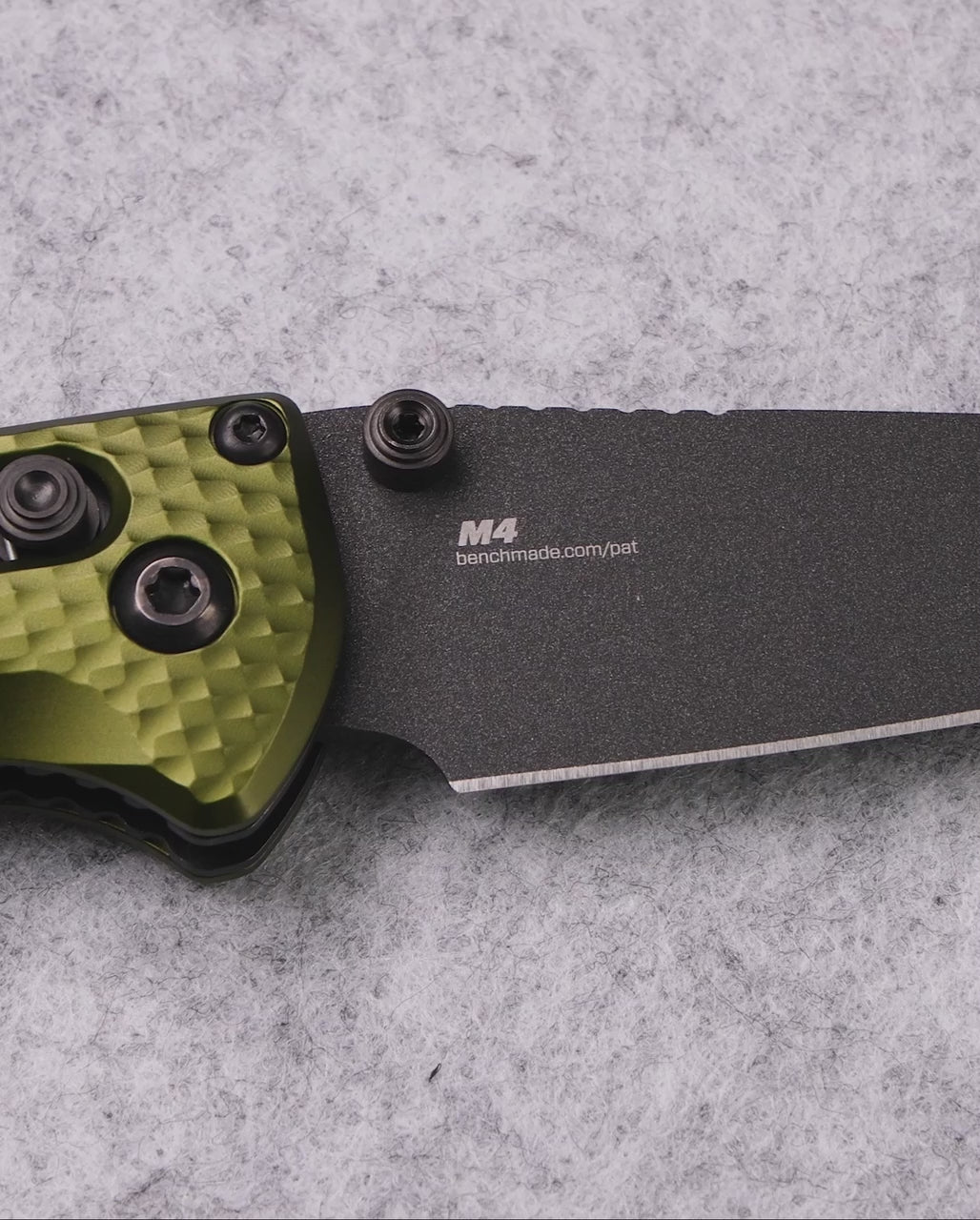Product video showcasing knife features