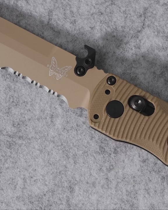 Product video showcasing knife features