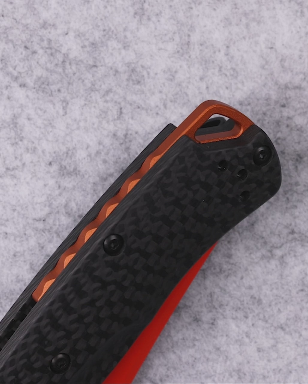Product video showcasing knife features