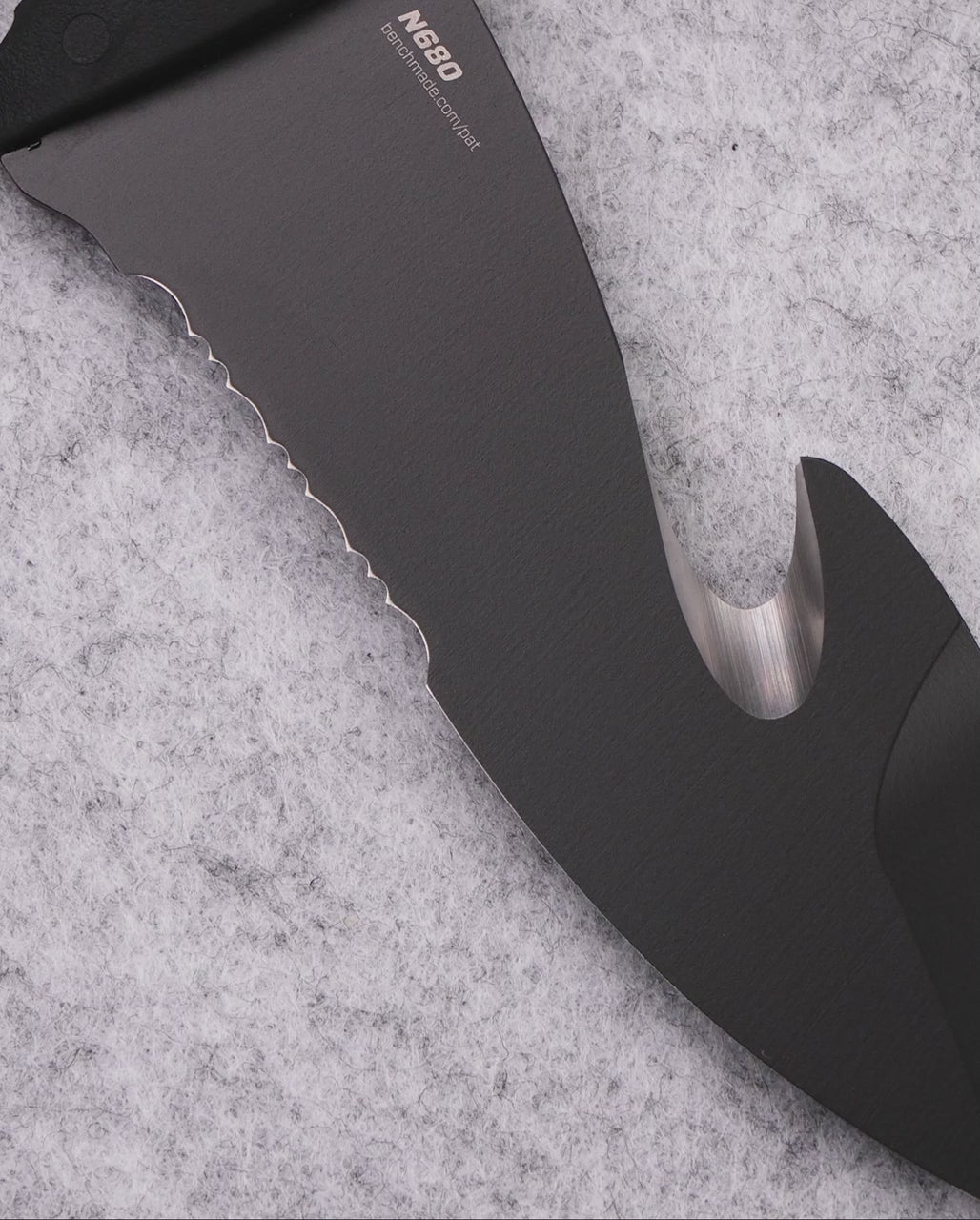 Product video showcasing knife features