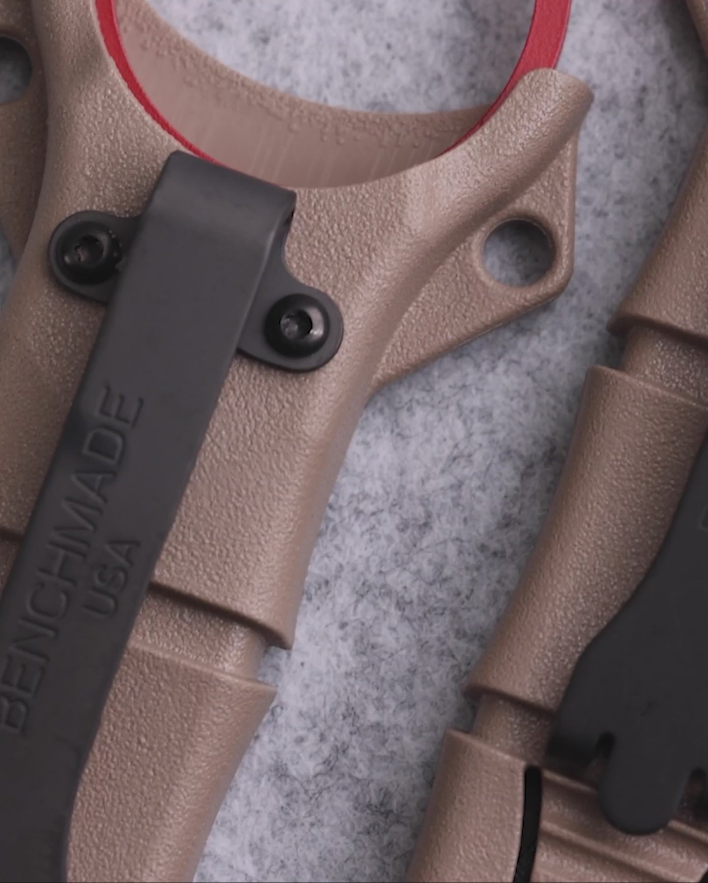 Product video showcasing knife features