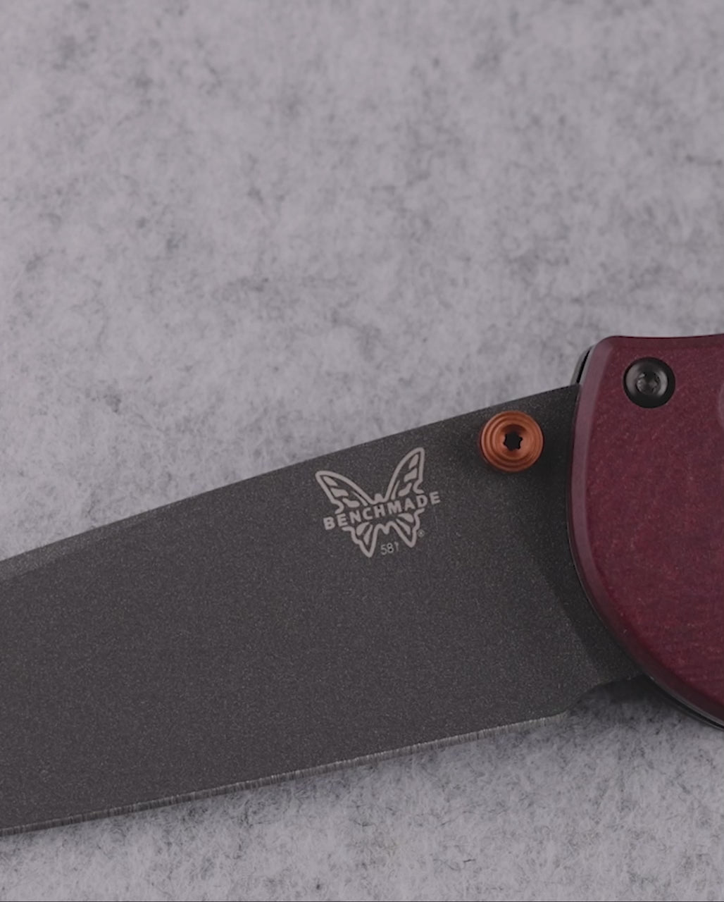 Product video showcasing knife features