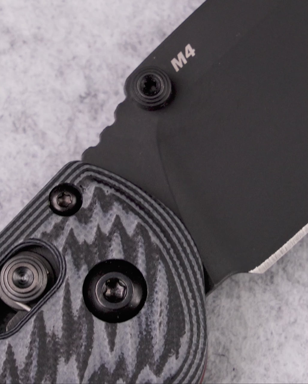 Product video showcasing knife features