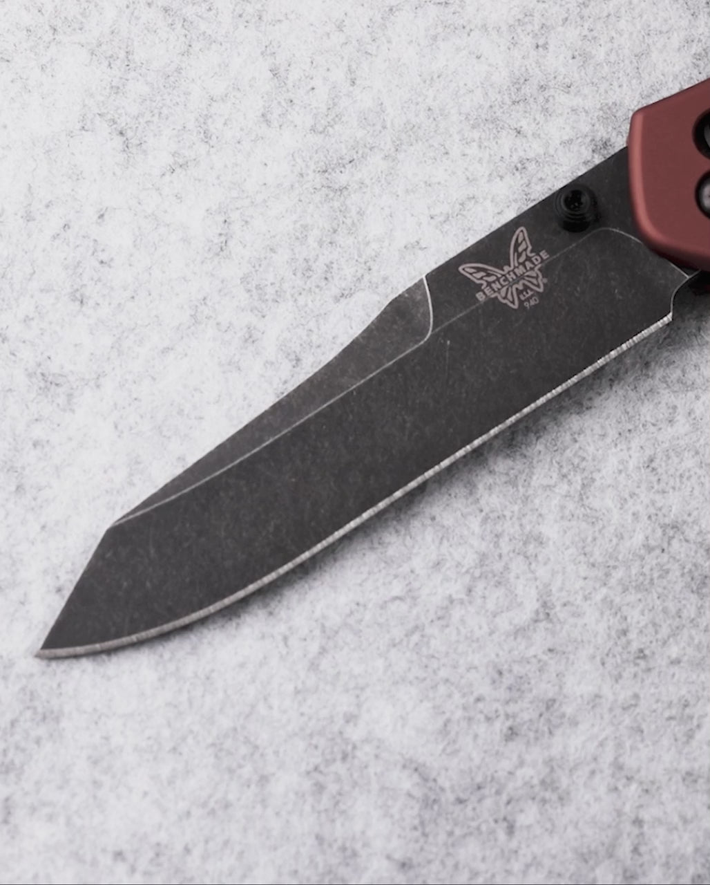 Product video showcasing knife features